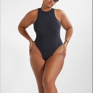 NWT Skims x Fendi Black Size Small High Neck Bodysuit